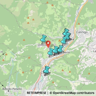Mappa Via Montessori Maria, 24025 Gazzaniga BG, Italia (1.44083)