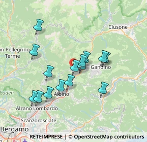 Mappa Via Montessori Maria, 24025 Gazzaniga BG, Italia (6.23467)