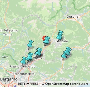 Mappa Via Montessori Maria, 24025 Gazzaniga BG, Italia (6.31267)