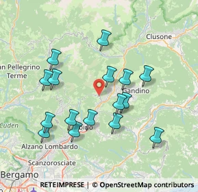 Mappa Via Montessori Maria, 24025 Gazzaniga BG, Italia (7.115)