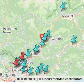 Mappa Via Montessori Maria, 24025 Gazzaniga BG, Italia (9.4475)
