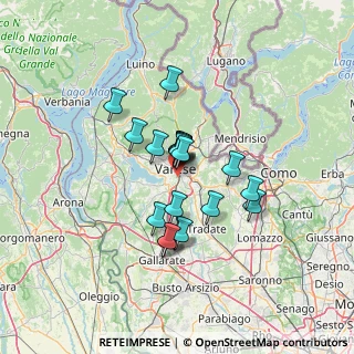Mappa Via Giovanni Pascoli, 21100 Varese VA, Italia (9.615)