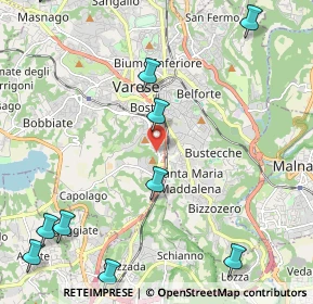 Mappa Via Giovanni Pascoli, 21100 Varese VA, Italia (3.35154)