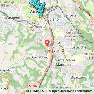 Mappa Via Pascoli Giovanni, 21100 Varese VA, Italia (1.69308)