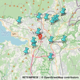 Mappa Via Pascoli Giovanni, 21100 Varese VA, Italia (4.216)