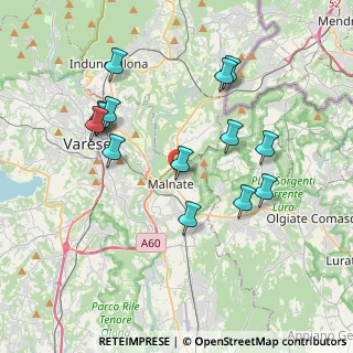 Mappa Via Primo Maggio, 21046 Malnate VA, Italia (3.80214)