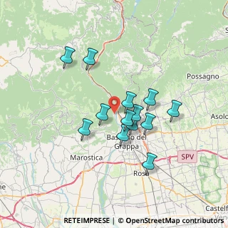Mappa Via Abate Ponzio di Cluny, 36061 Bassano del Grappa VI, Italia (5.65231)