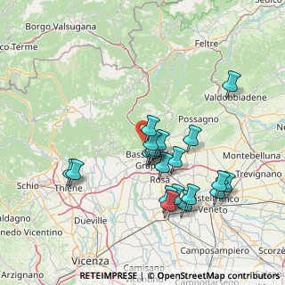 Mappa Via Abate Ponzio di Cluny, 36061 Bassano del Grappa VI, Italia (14.27)