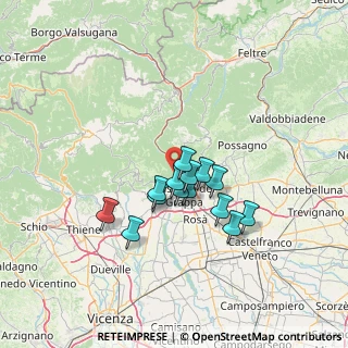 Mappa Via Abate Ponzio di Cluny, 36061 Bassano del Grappa VI, Italia (10.06286)