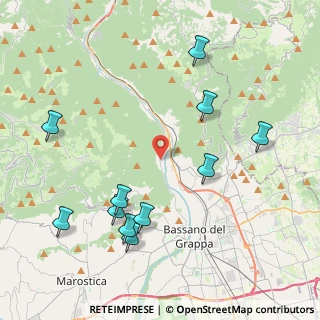 Mappa Via Abate Ponzio di Cluny, 36061 Bassano del Grappa VI, Italia (4.68727)
