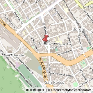Mappa Via Luigi Cadorna, 34, 22100 Como, Como (Lombardia)