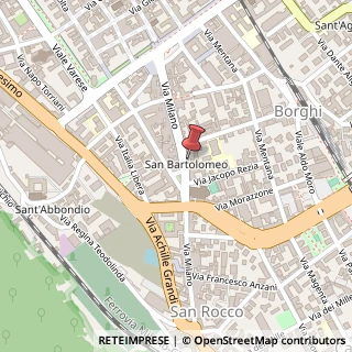 Mappa Via Milano, 135, 22100 Como, Como (Lombardia)