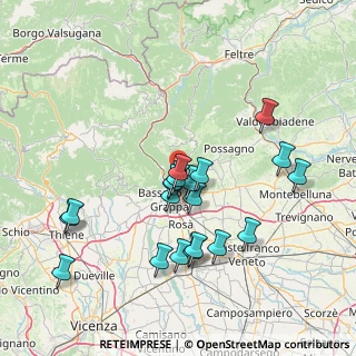 Mappa Via Farronati, 36060 Romano D'ezzelino VI, Italia (14.4035)