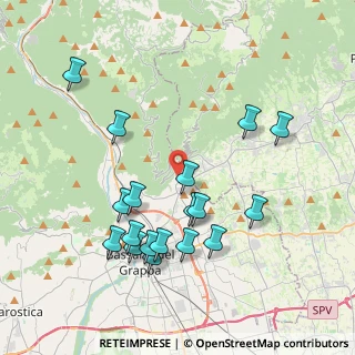 Mappa Via Farronati, 36060 Romano D'ezzelino VI, Italia (4.00389)