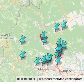 Mappa Via Stazione, 36011 Arsiero VI, Italia (7.546)