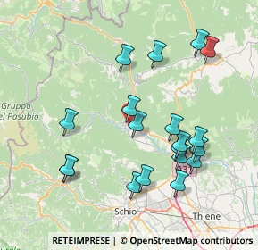 Mappa Via Stazione, 36011 Arsiero VI, Italia (7.83211)