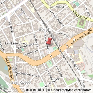 Mappa Via Pier Francesco Mazzuchelli Morazzone,  21, 22100 Como, Como (Lombardia)