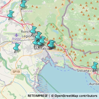 Mappa Via Eugenio Valentinis, 34074 Monfalcone GO, Italia (4.15)