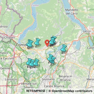 Mappa Via Riazzolo, 22036 Erba CO, Italia (5.87583)