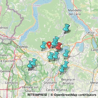 Mappa Via Riazzolo, 22036 Erba CO, Italia (6.09267)