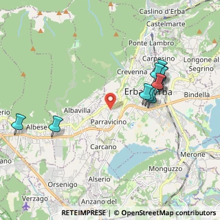 Mappa Via Riazzolo, 22036 Erba CO, Italia (2.02273)