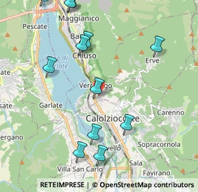 Mappa Via S. Gerolamo, 23808 Vercurago LC, Italia (2.3975)