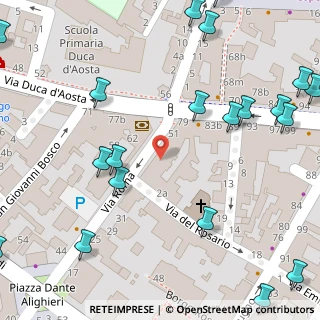 Mappa Via del Rosario, 34074 Monfalcone GO, Italia (0.0995)