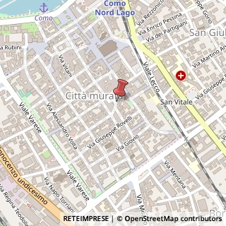 Mappa Piazza San Fedele, 25, 22100 Como, Como (Lombardia)