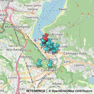 Mappa Via Del Pero Adamo, 22100 Como CO, Italia (0.7825)