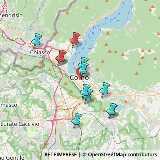 Mappa Via Del Pero Adamo, 22100 Como CO, Italia (3.27667)