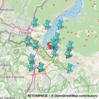 Mappa Via Del Pero Adamo, 22100 Como CO, Italia (3.27176)