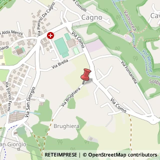Mappa Via Brughiera,  6, 22070 Cagno, Como (Lombardia)