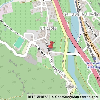 Mappa Via canestrini 19, 38061 Ala, Trento (Trentino-Alto Adige)