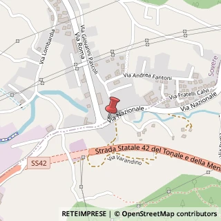 Mappa Via Nazionale, 14, 24060 Sovere, Bergamo (Lombardia)