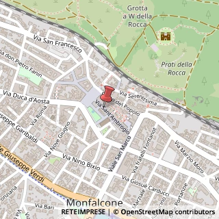 Mappa Via Sant'Ambrogio, 13, 34074 Monfalcone, Gorizia (Friuli-Venezia Giulia)