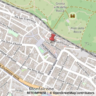 Mappa Corso del Popolo, 24, 34074 Monfalcone, Gorizia (Friuli-Venezia Giulia)