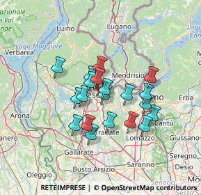 Mappa Via Baraggia, 21046 Malnate VA, Italia (10.302)