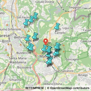 Mappa Via Baraggia, 21046 Malnate VA, Italia (1.587)