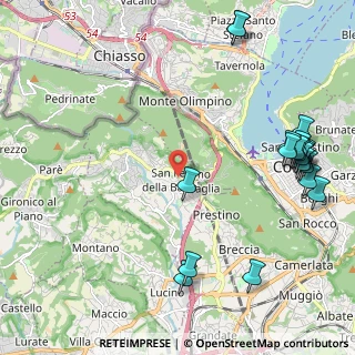 Mappa Via Montelatici, 22020 San Fermo della Battaglia CO, Italia (2.80421)