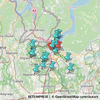 Mappa Via Montelatici, 22020 San Fermo della Battaglia CO, Italia (5.27824)
