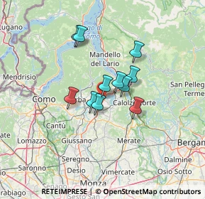 Mappa Via del Brughetto, 23861 Cesana Brianza LC, Italia (9.19727)