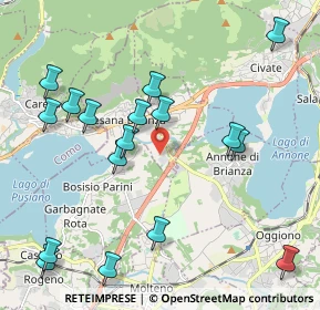 Mappa Via del Brughetto, 23861 Cesana Brianza LC, Italia (2.35588)