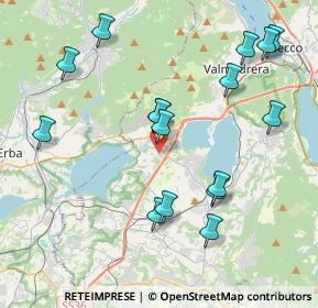 Mappa Via del Brughetto, 23861 Cesana Brianza LC, Italia (4.295)