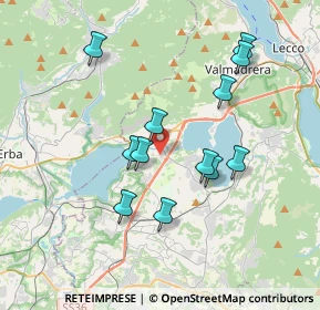 Mappa Via del Brughetto, 23861 Cesana Brianza LC, Italia (3.3525)