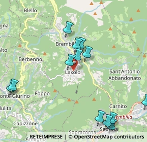 Mappa Piazza Santa Eurosia, 24012 Val Brembilla BG, Italia (2.48214)