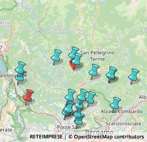Mappa Piazza Santa Eurosia, 24012 Val Brembilla BG, Italia (8.6025)