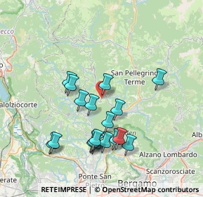 Mappa Piazza Santa Eurosia, 24012 Val Brembilla BG, Italia (7.05611)