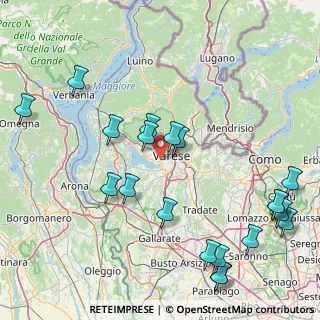 Mappa Via Renato Simoni, 21100 Varese VA, Italia (20.2835)