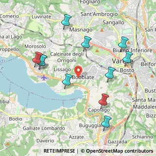 Mappa Via Renato Simoni, 21100 Varese VA, Italia (2.20545)