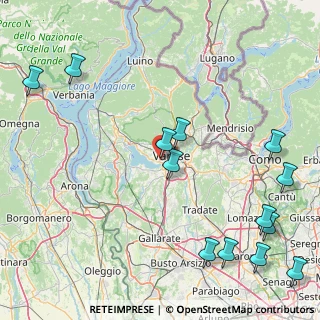 Mappa Via Campi D'Oro, 21100 Varese VA, Italia (22.55615)